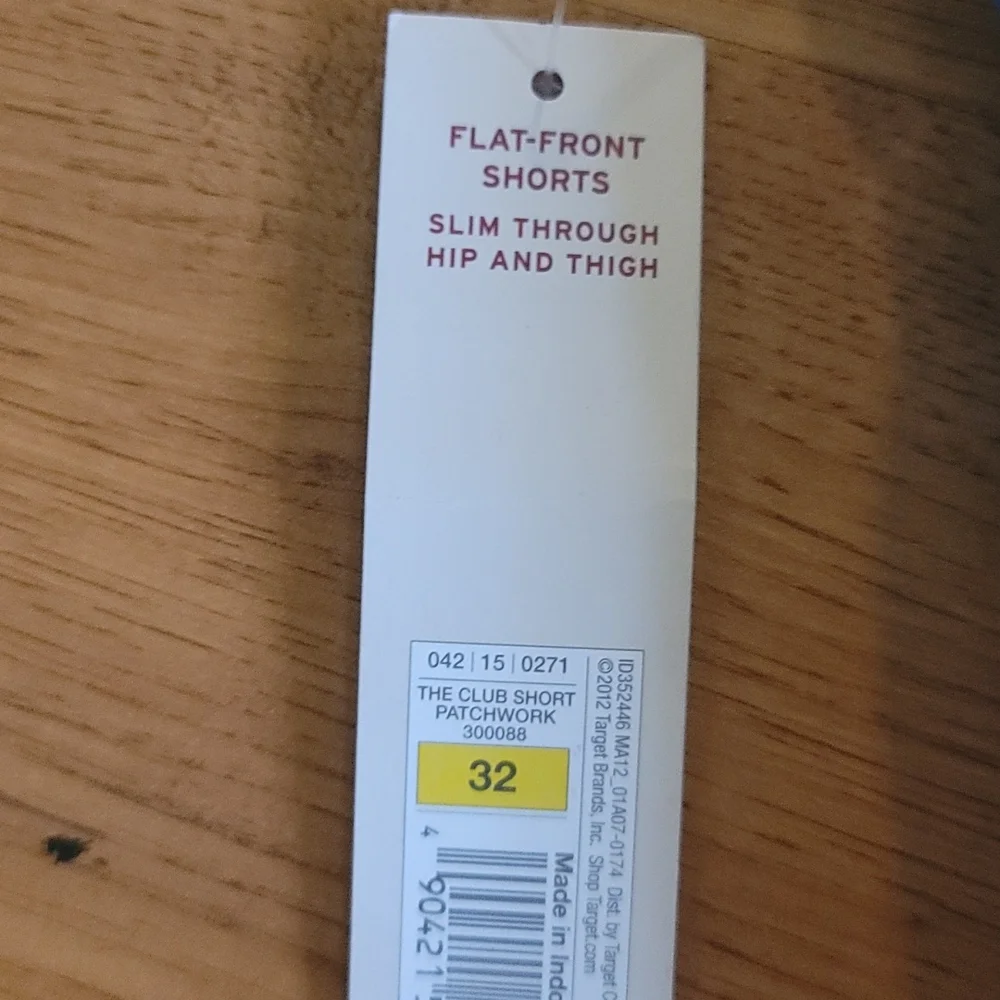 NWT Merona mens size 32 plaid shorts - Picture 3 of 5